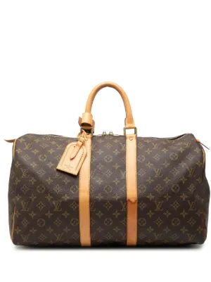 90s LOUIS VUITTON ボストンバッグ キーポル50 ヴィンテージ Louis Vuitton Pre-Owned 1990 モノグラム キーポル 50 ボストンバッグ