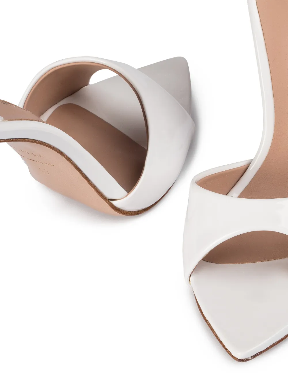 Le Silla Bella sandalen met puntige neus Wit