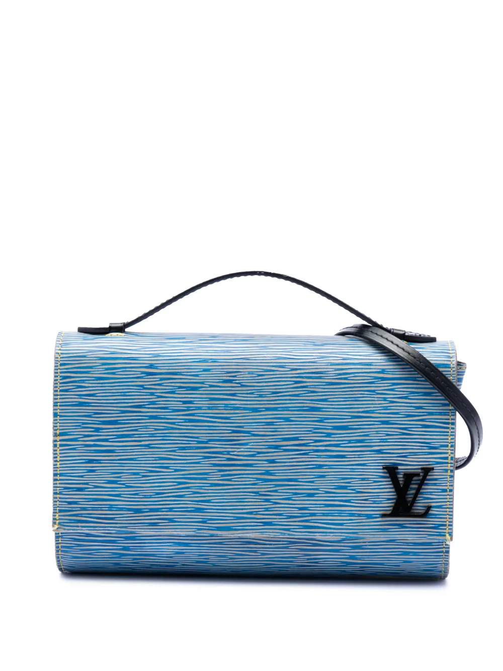 Louis Vuitton Pre-Owned 2017 Epi Denim Clery satchel - Blu