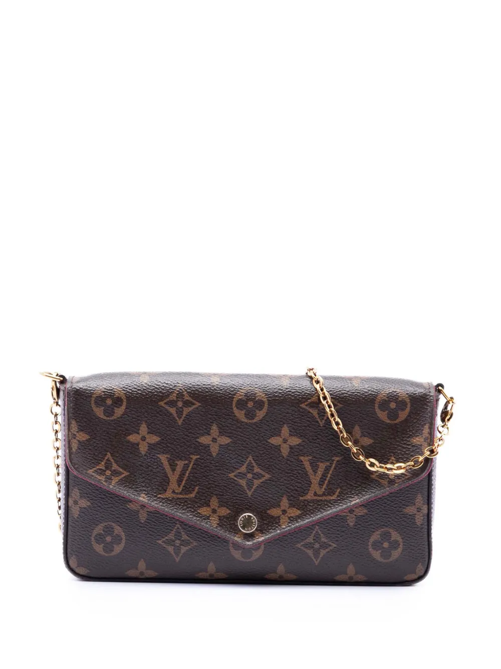 Louis Vuitton Pre-Owned 2018 Monogram Pochette Felicie crossbody bag - Marrone