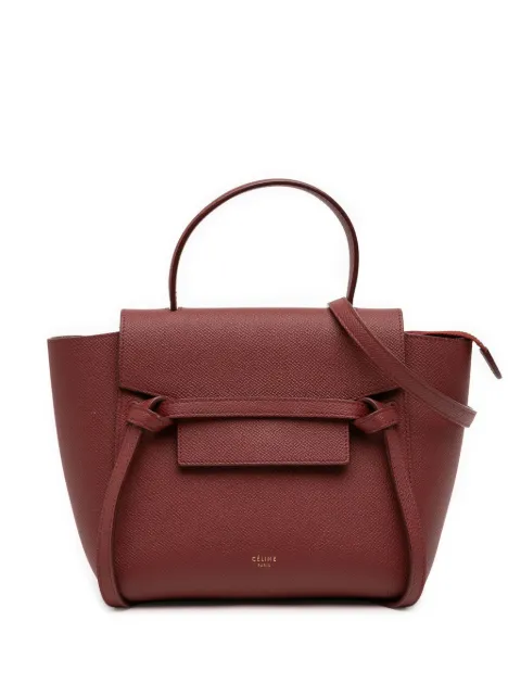 Celine Pre-Owned 2018 Nano Grained Calfskin Belt Bag satchel