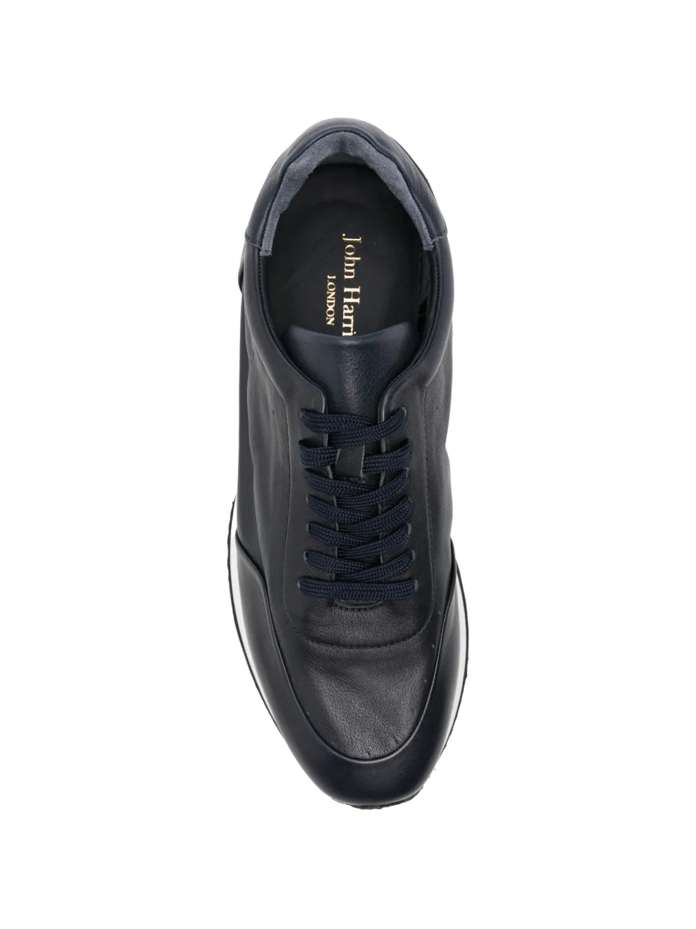 JOHN HARRISON leather sneakers Blauw