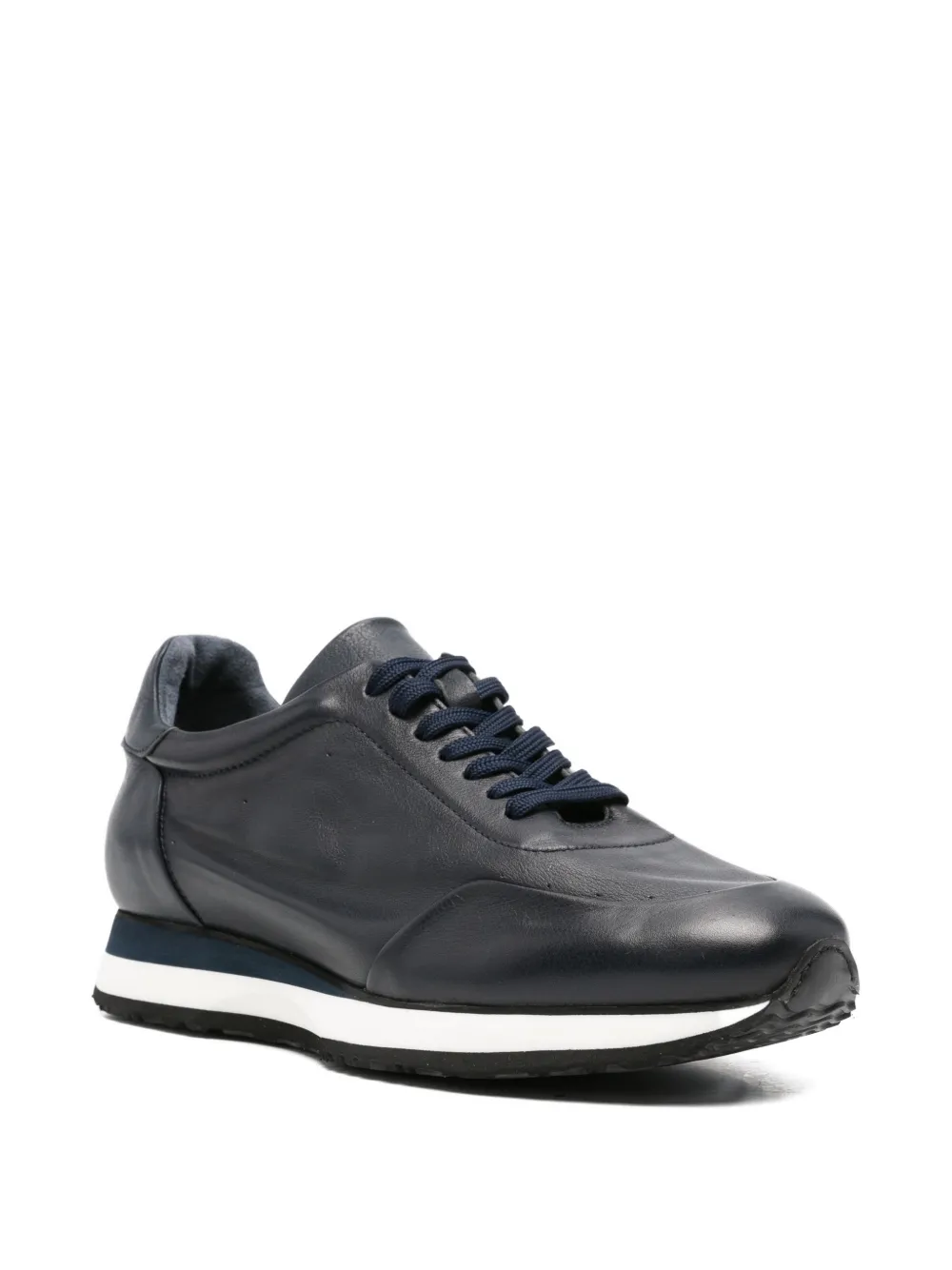 JOHN HARRISON leather sneakers Blauw