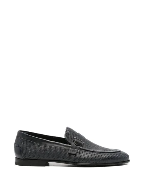 JOHN HARRISON perforated leather loafers