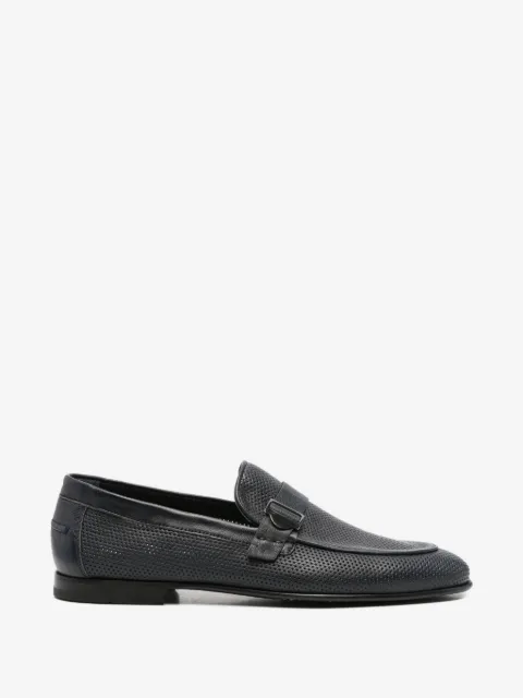 JOHN HARRISON perforated leather loafers