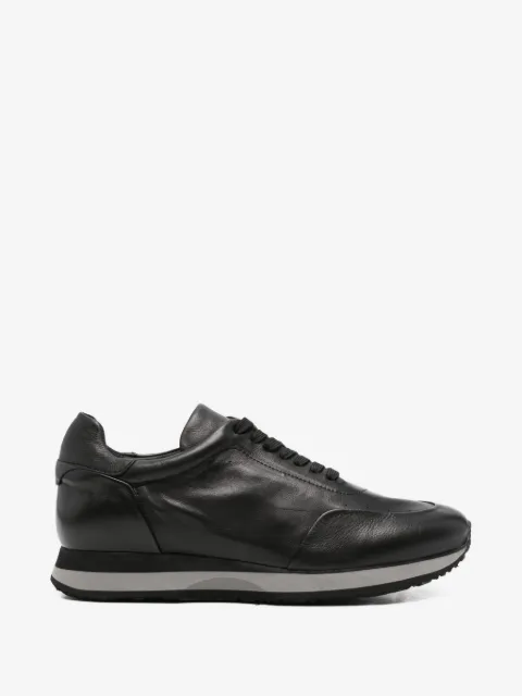 JOHN HARRISON leather panelled sneakers