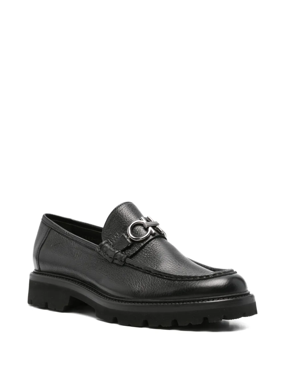 JOHN HARRISON lug-sole loafers Zwart