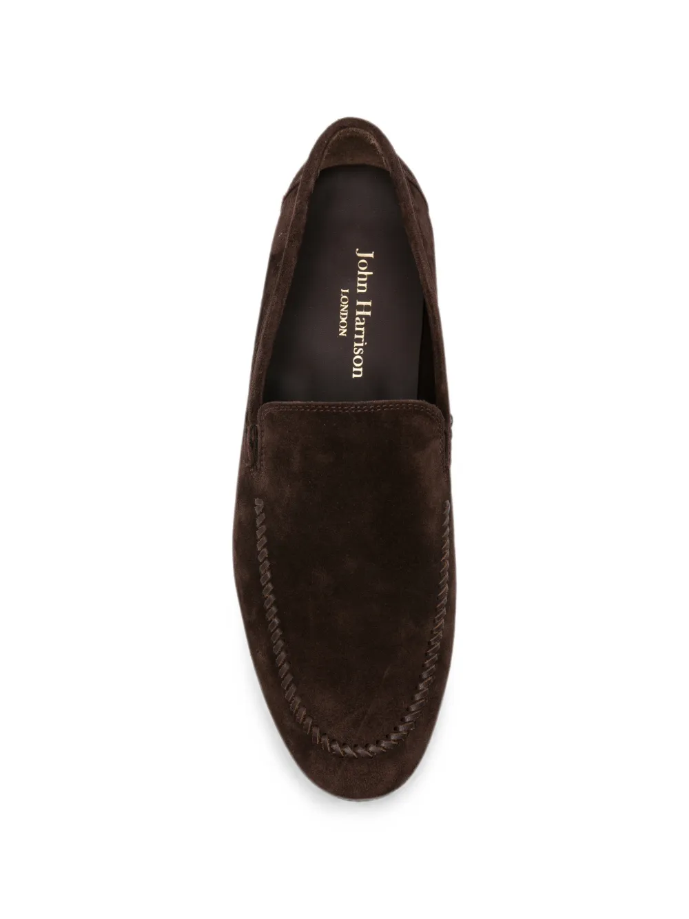 JOHN HARRISON Suède loafers Bruin