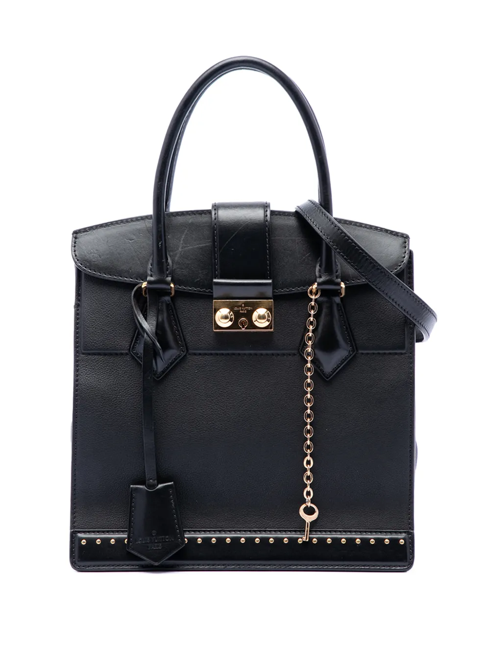 Louis Vuitton Pre-Owned 2017 Taurillon Cour Marly PM satchel - Nero