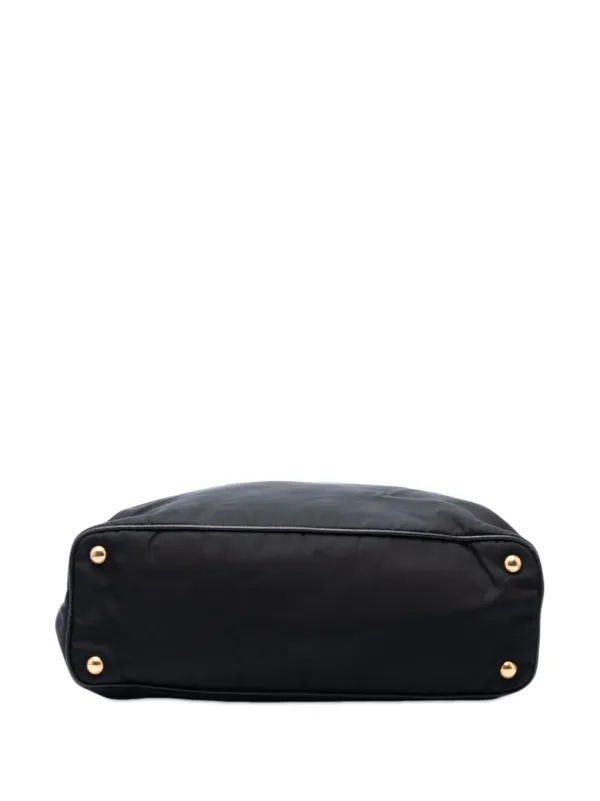 Prada Pre-Owned 2013-2026 Tessuto Convertible Tote Satchel | Black
