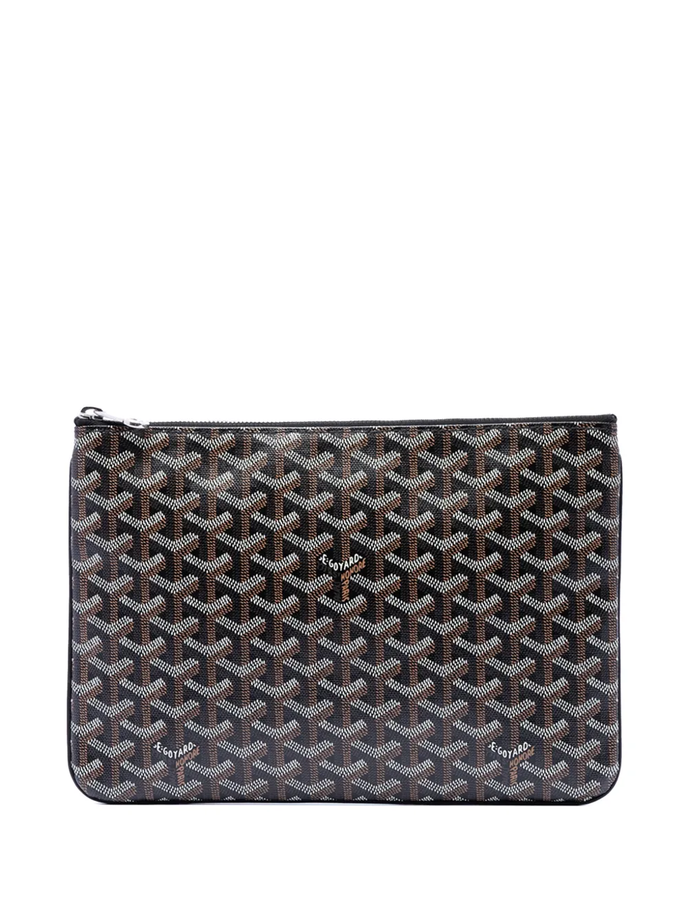 Goyard Pre-Owned 2015 Goyardine Senat MM clutch bag - Nero