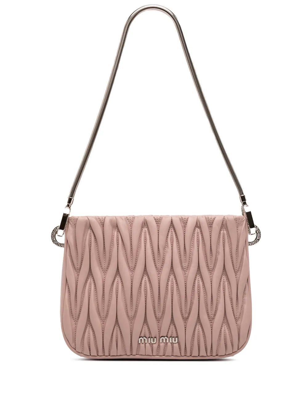 Miu Miu Pre-Owned 2021-2026 Matelasse Nappa Sassy shoulder bag - Rosa