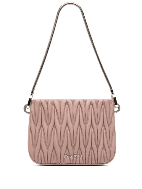 Miu Miu Pre-Owned 2021-2026 Matelasse Nappa Sassy shoulder bag