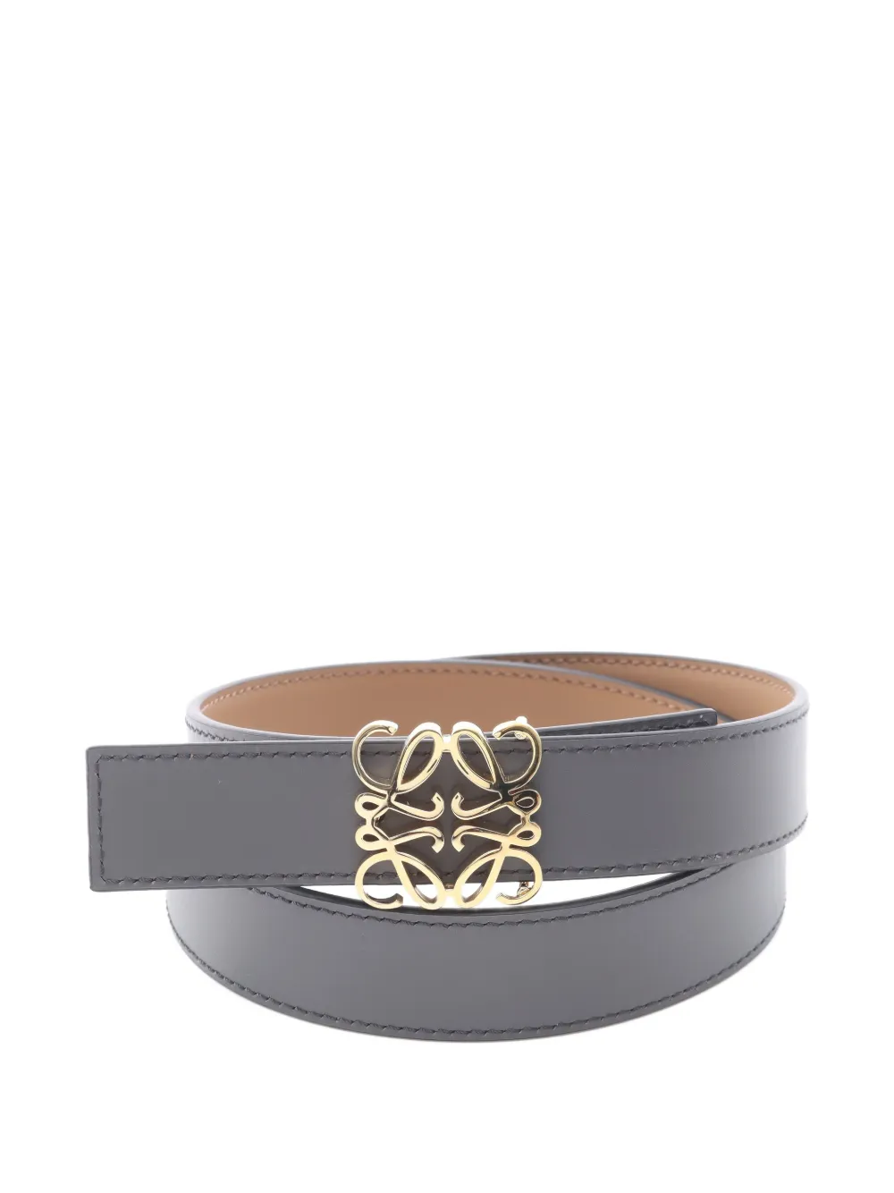 Loewe Pre-Owned reversible Anagram Bombé belt - Toni neutri