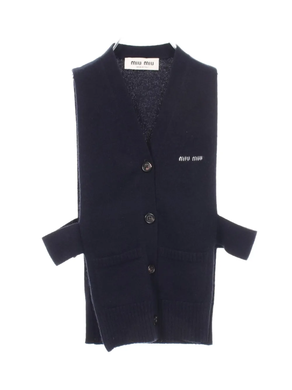 Miu Miu Pre-Owned Gilet anni 2010 - Blu