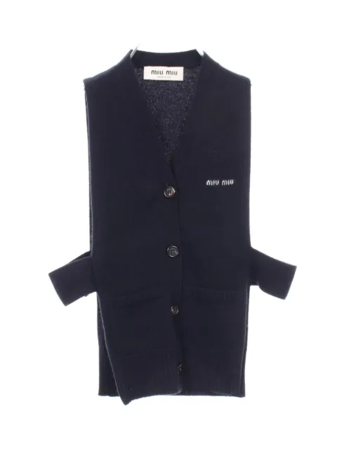 Miu Miu Pre-Owned 2010s side-open cashmere waistcoat