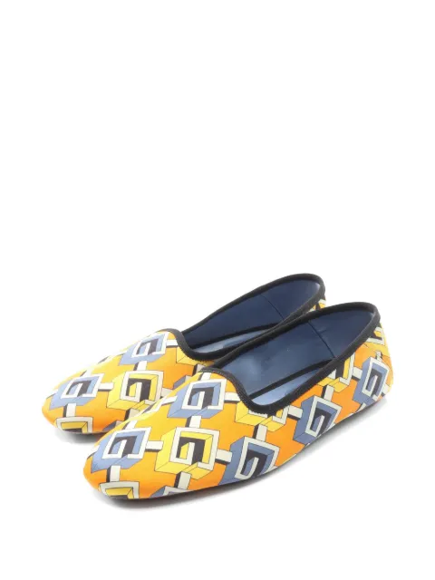 Gucci Pre-Owned Geometric G-pattern ballet flats