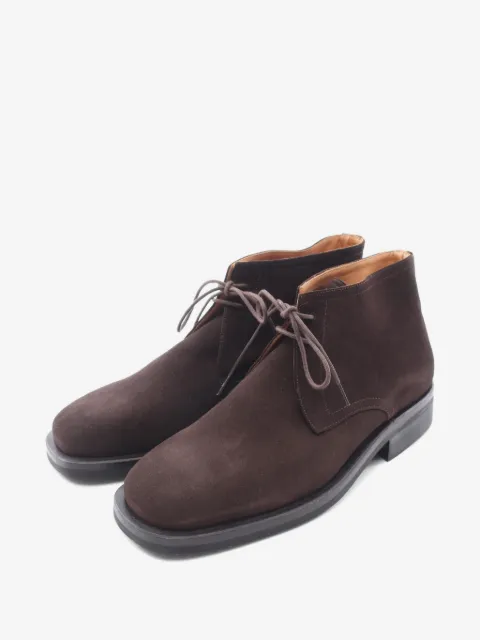 Hermès Pre-Owned Chukka suede desert boots 