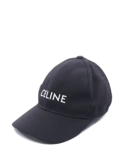 Celine Pre-Owned 2010s logo-embroidered baseball cap