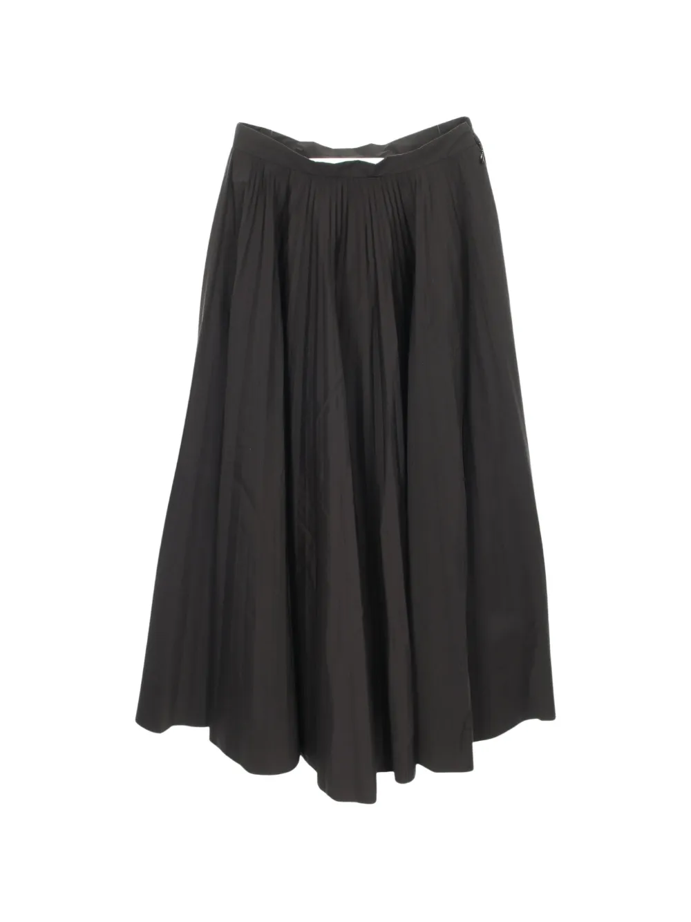 Maison Martin Margiela Pre-Owned 2018 maxi pleated skirt - Nero