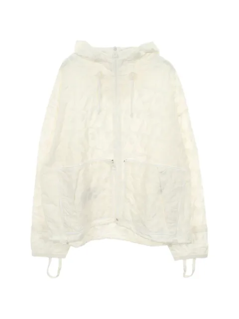 Louis Vuitton Pre-Owned chamarra con capucha y cierre 2010