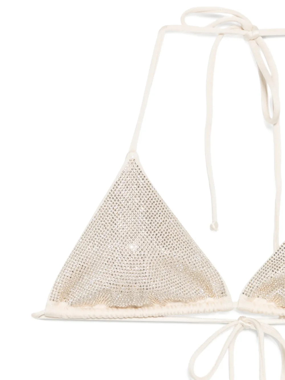 Mc2 Saint Barth Maleah Strass-embellished Triangle Bikini In Multi