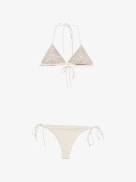 MC2 Saint Barth Maleah strass-embellished triangle bikini
