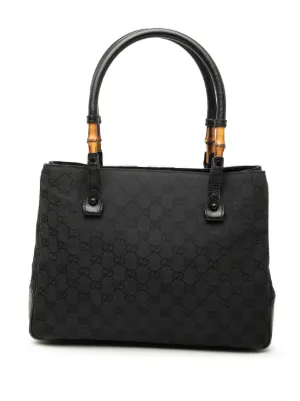 Gucci Pre-Owned 2000-2015 GG キャンバス バンブー ハンドバッグ