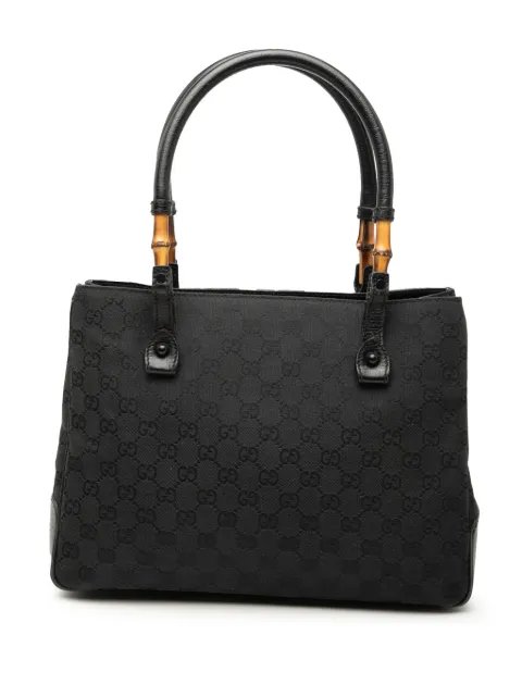 Gucci Pre-Owned 2000-2015 GG Canvas Bamboo tote bag