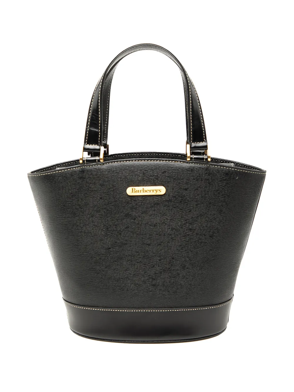 Burberry Pre-Owned 20th Century Leather bucket bag - Black