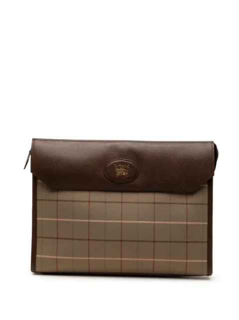Burberry Pre-Owned 20th Century Vintage Check Canvas clutch bag