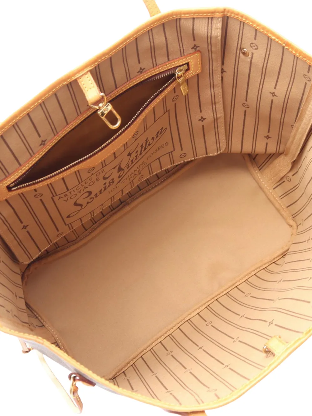 Louis Vuitton Pre-owned 2007 Monogram Neverfull MM Tote Bag in Brown, view 4