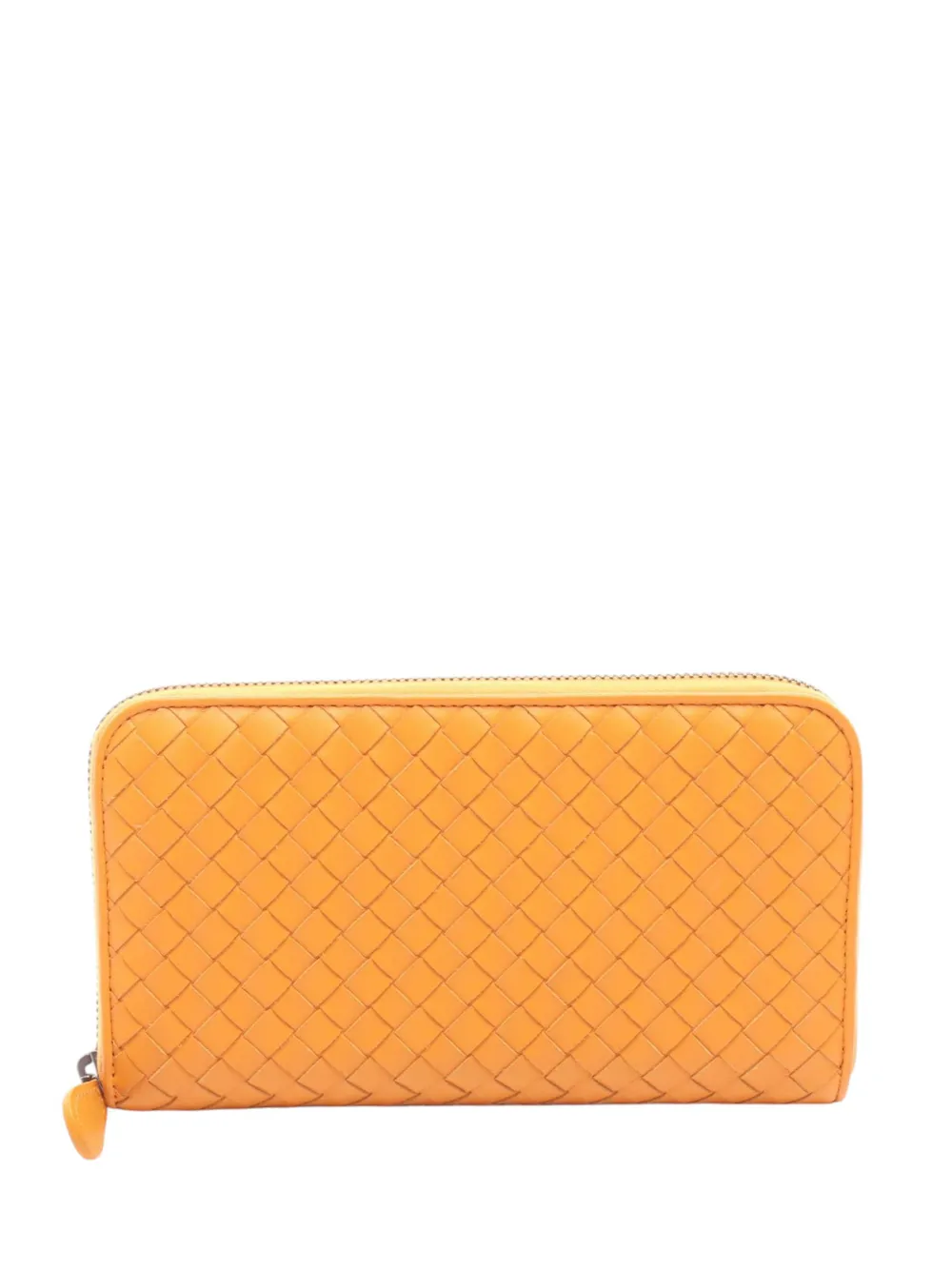 Bottega Veneta Pre-Owned 2012-2026 Intrecciato Wallet long wallets - Arancione