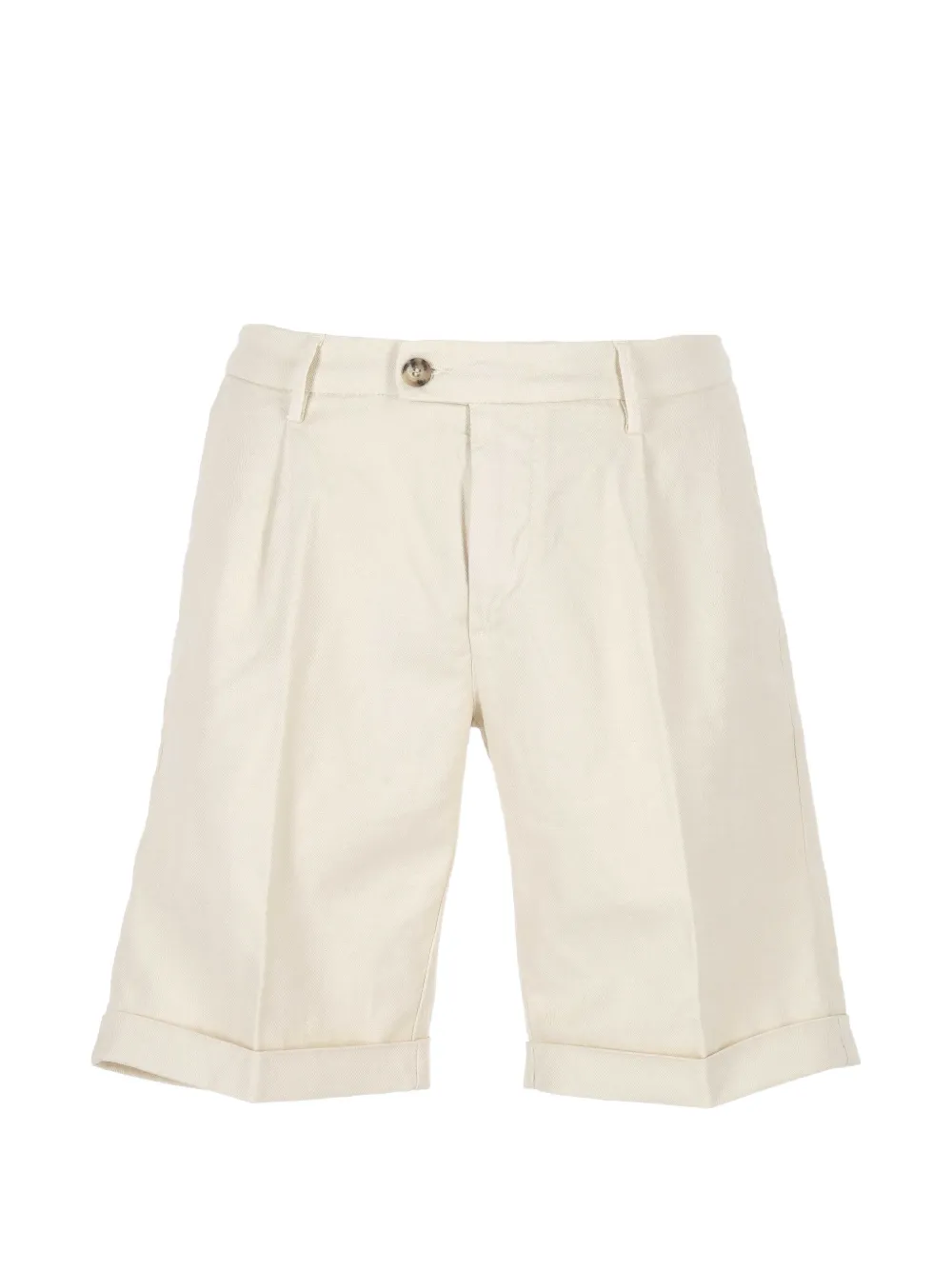 Re-Hash pleated turn-up shorts - Neutrals