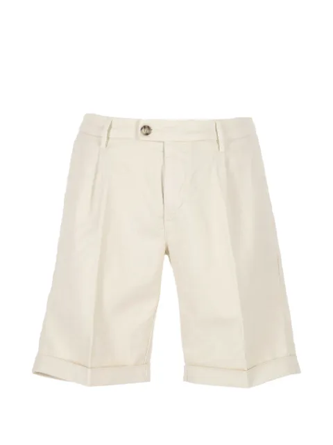 Re-Hash pleated turn-up shorts