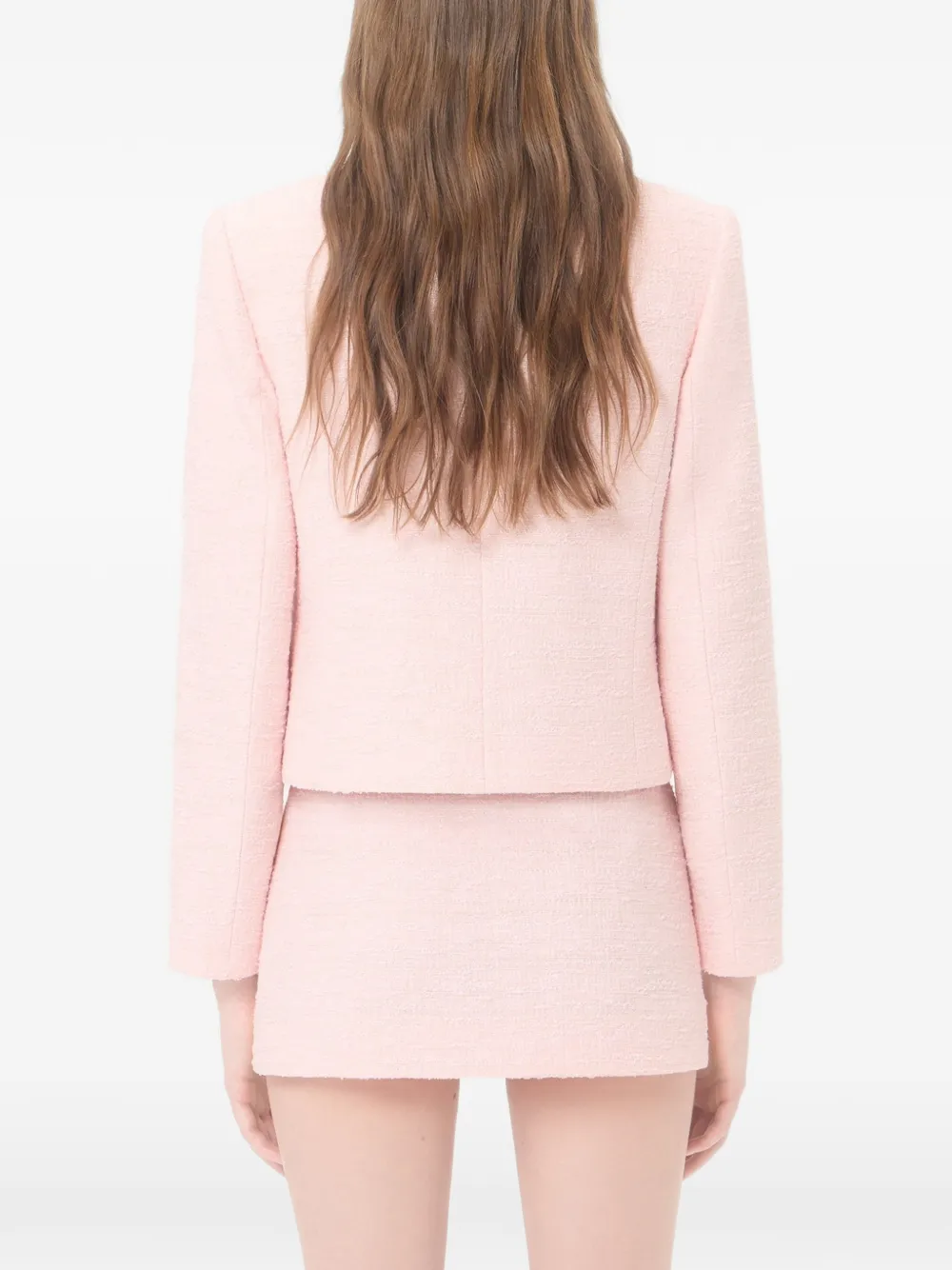 Valentino Garavani Bouclé jack met klepzak Roze
