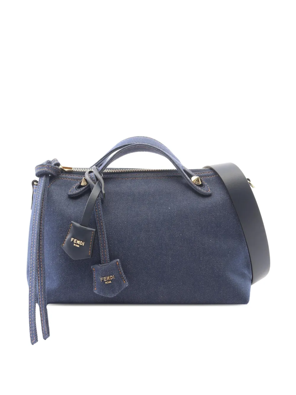 Fendi Pre-Owned 2010-2026 Medium Denim By The Way Soft satchel - Blu