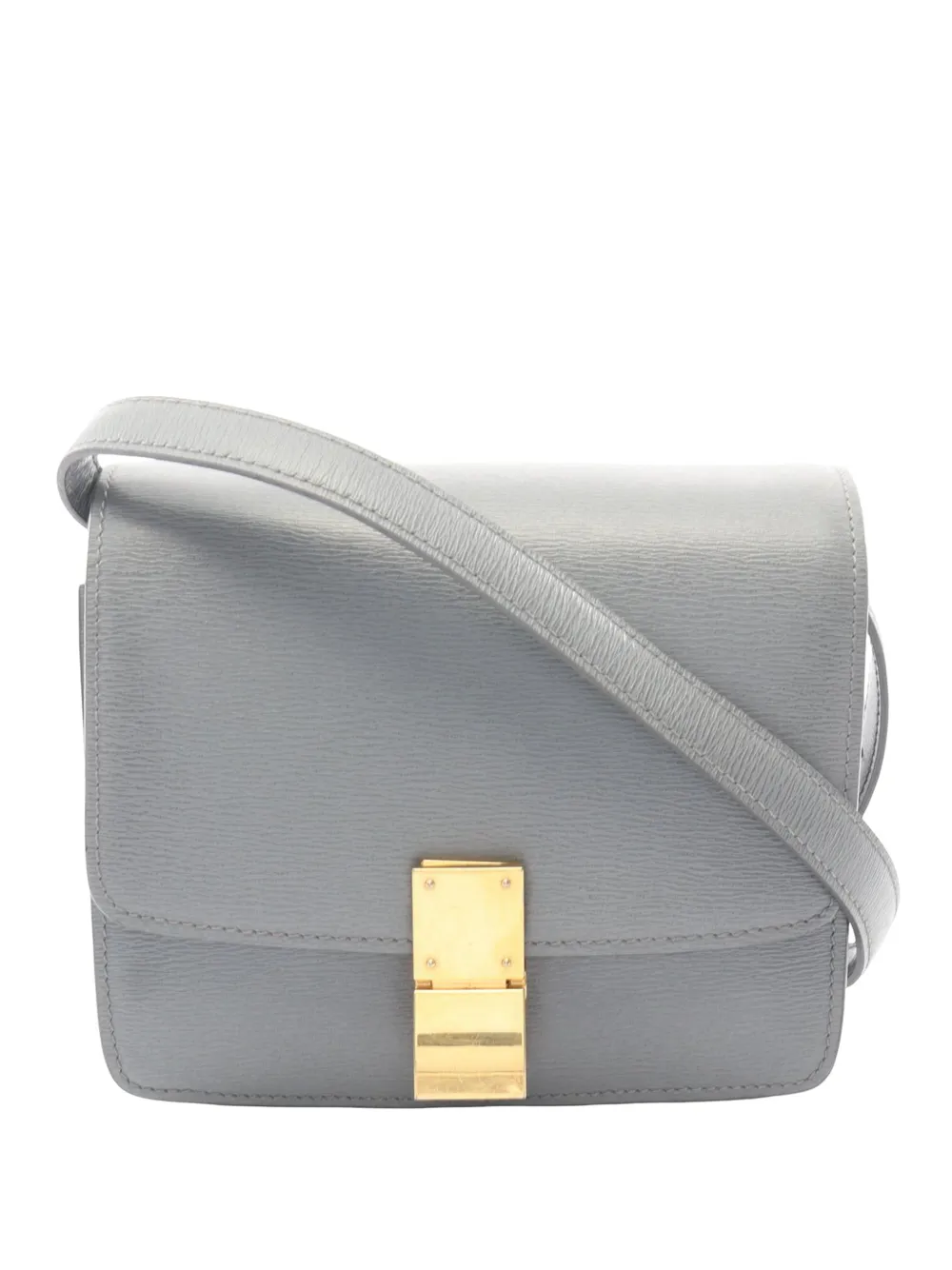 Celine Pre-Owned 2010-2026 Small Calfskin Classic Box crossbody bag - Grigio