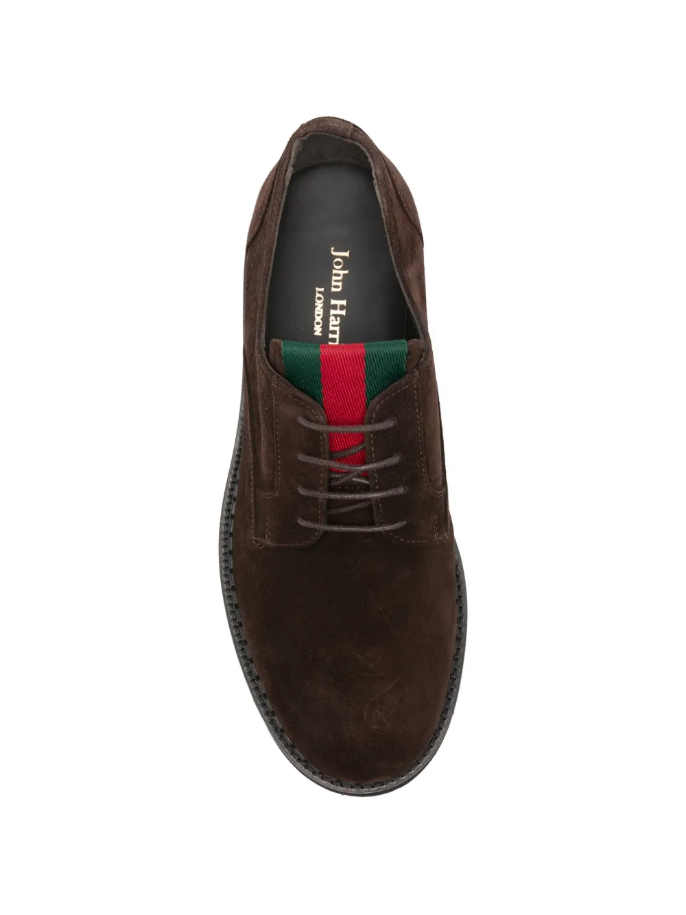 JOHN HARRISON suede Derby shoes Bruin