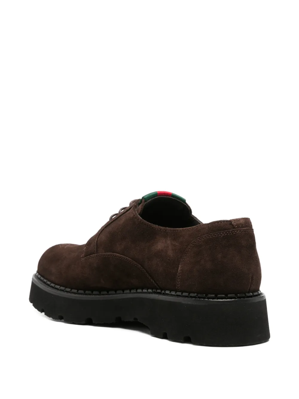 JOHN HARRISON suede Derby shoes Bruin