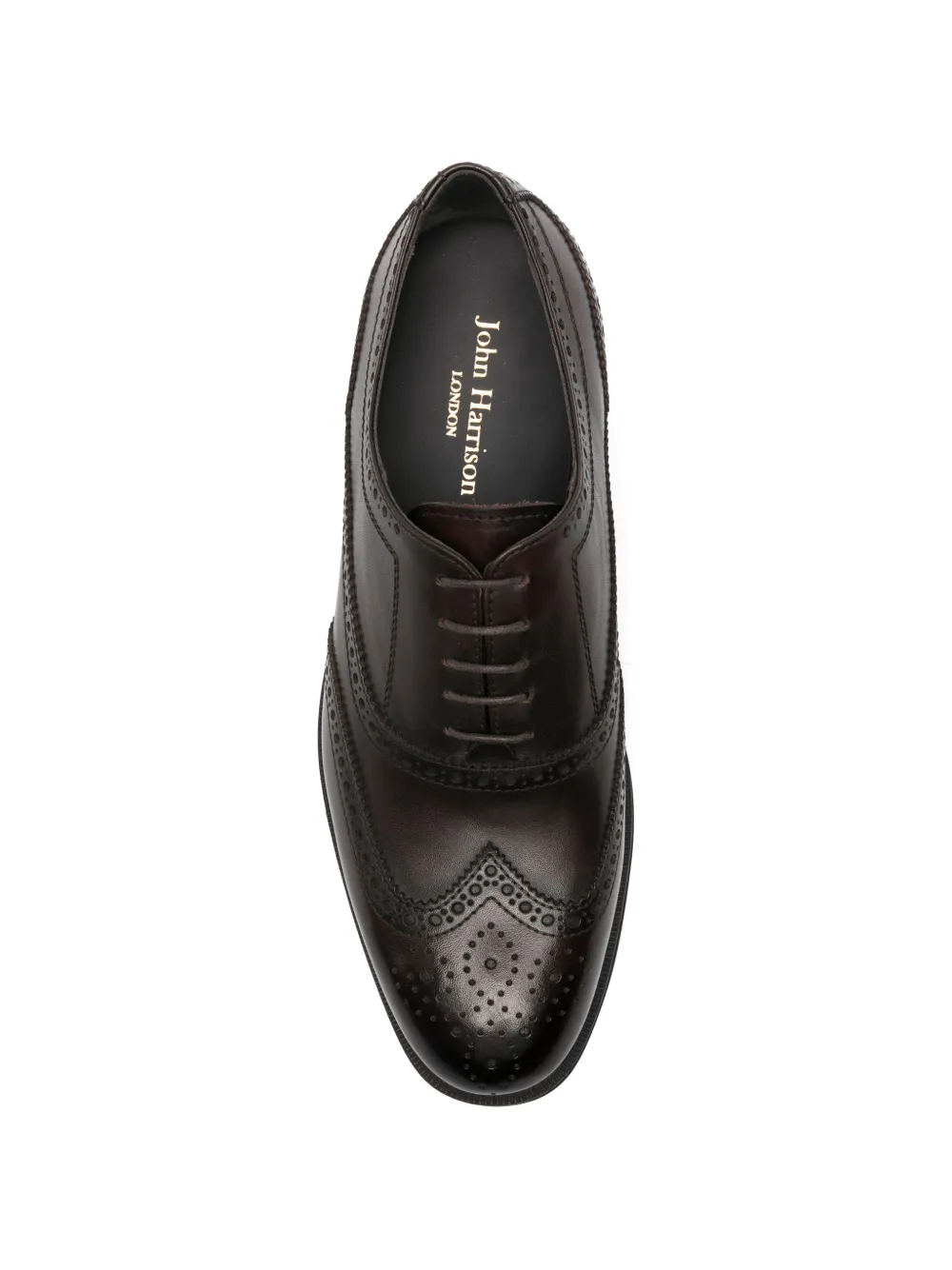 JOHN HARRISON brogue-detail Derby shoes Bruin
