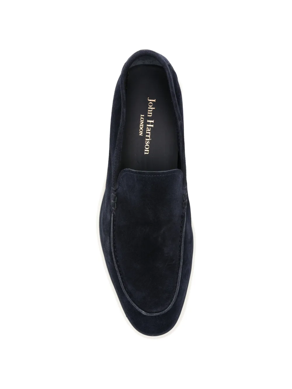 JOHN HARRISON suede loafers Blauw