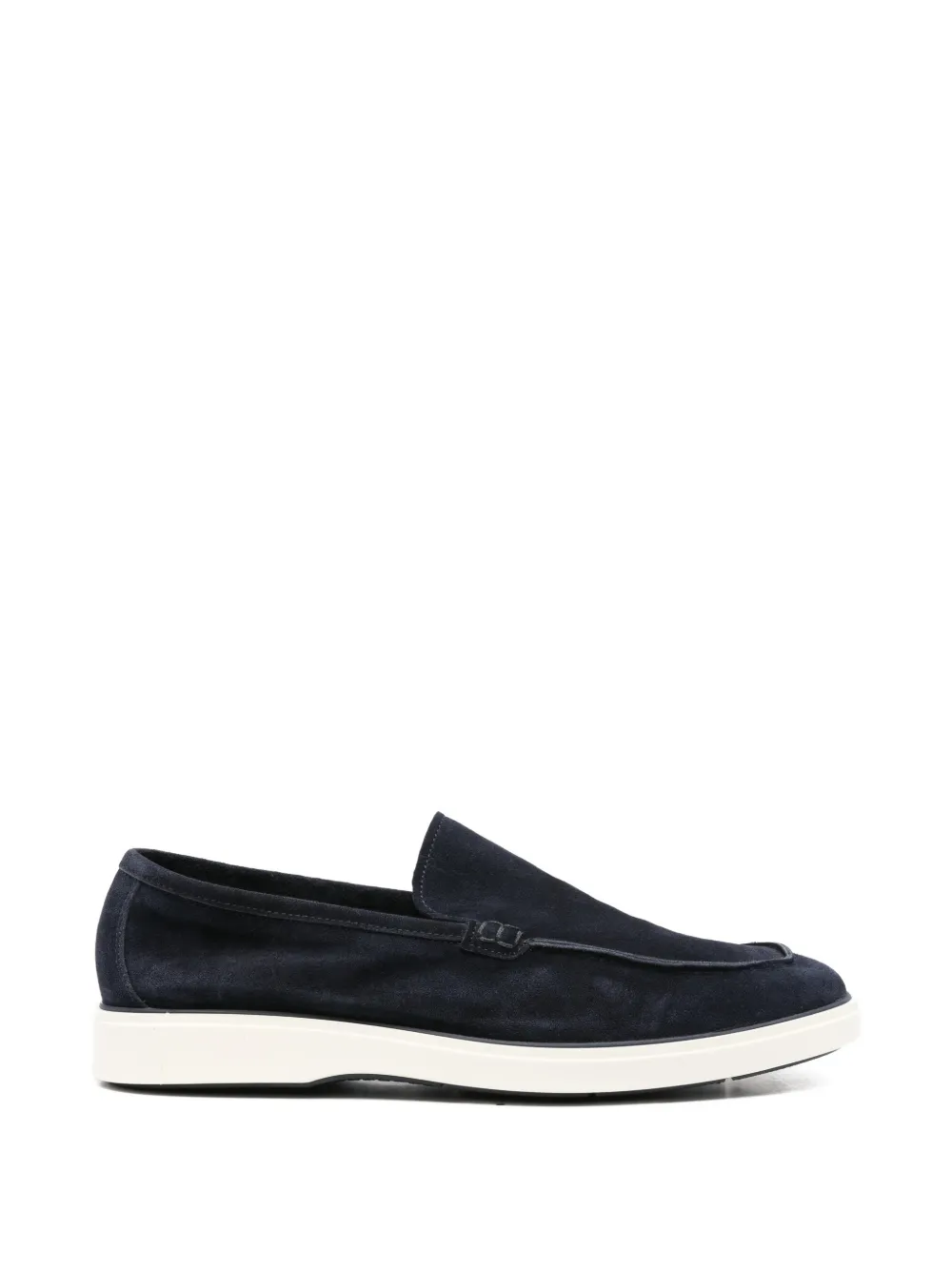 JOHN HARRISON suede loafers - Blu