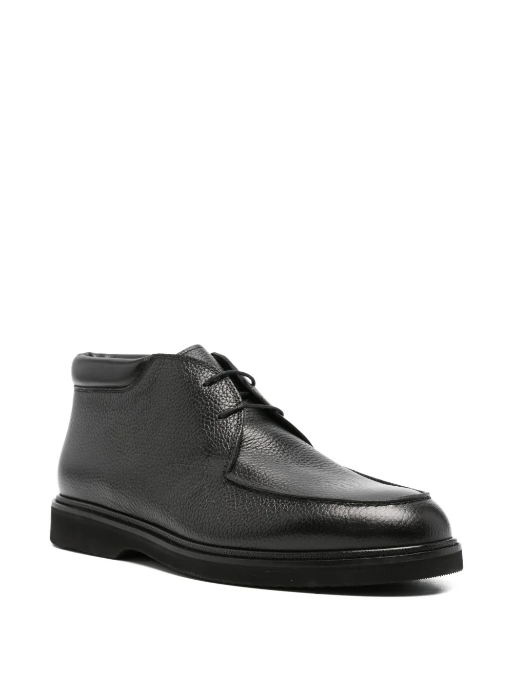 JOHN HARRISON leather Derby shoes Zwart