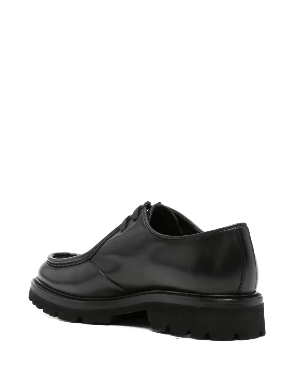 JOHN HARRISON leather Derby shoes Zwart