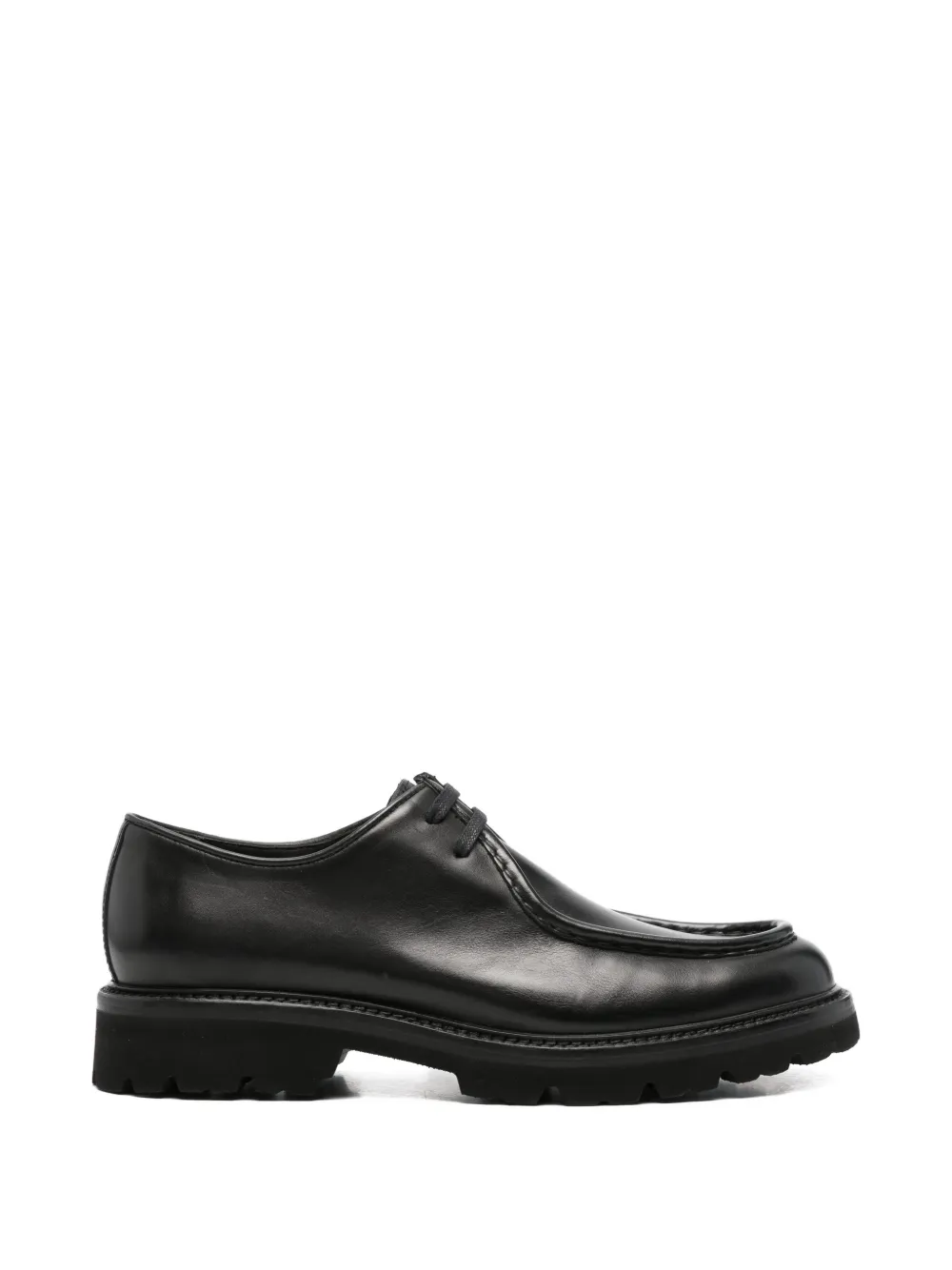 JOHN HARRISON leather Derby shoes - Nero