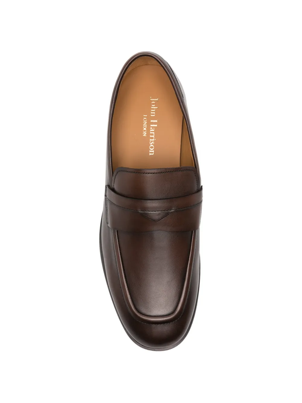 JOHN HARRISON penny-strap loafers Bruin