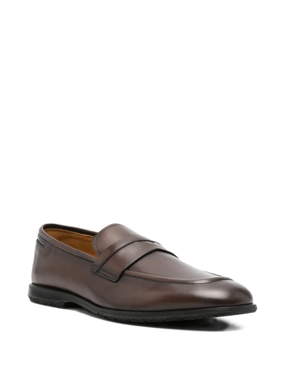 JOHN HARRISON penny-strap loafers Bruin