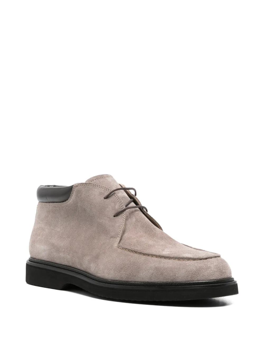 JOHN HARRISON suede Derby shoes Beige