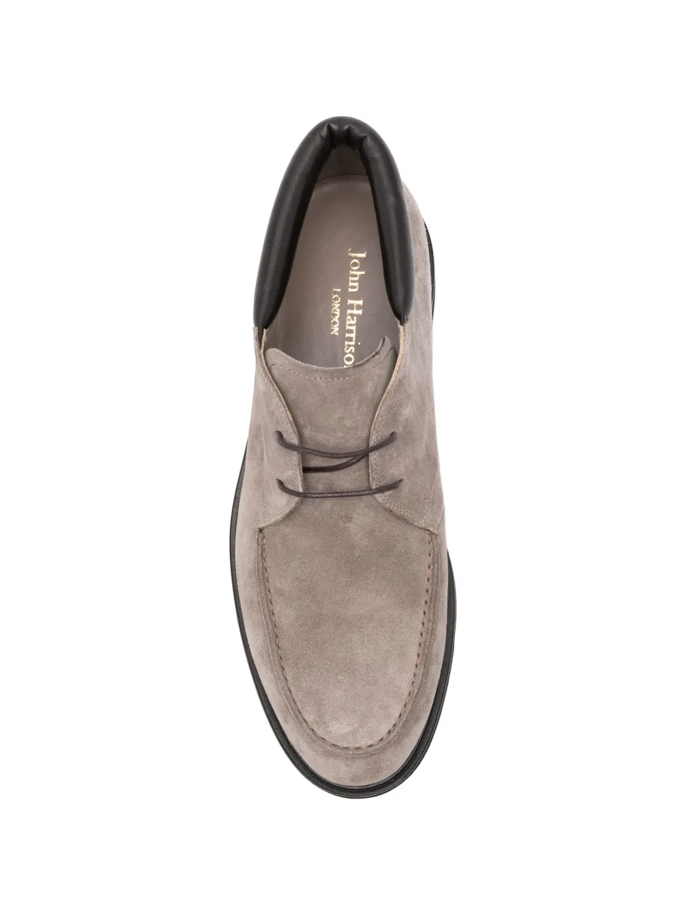 JOHN HARRISON suede Derby shoes Beige